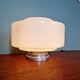 Art Deco ceiling light by Philips, white opaline, 1930.