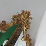 Mirror XIXth gilded wood and mercury ice 61x45cm