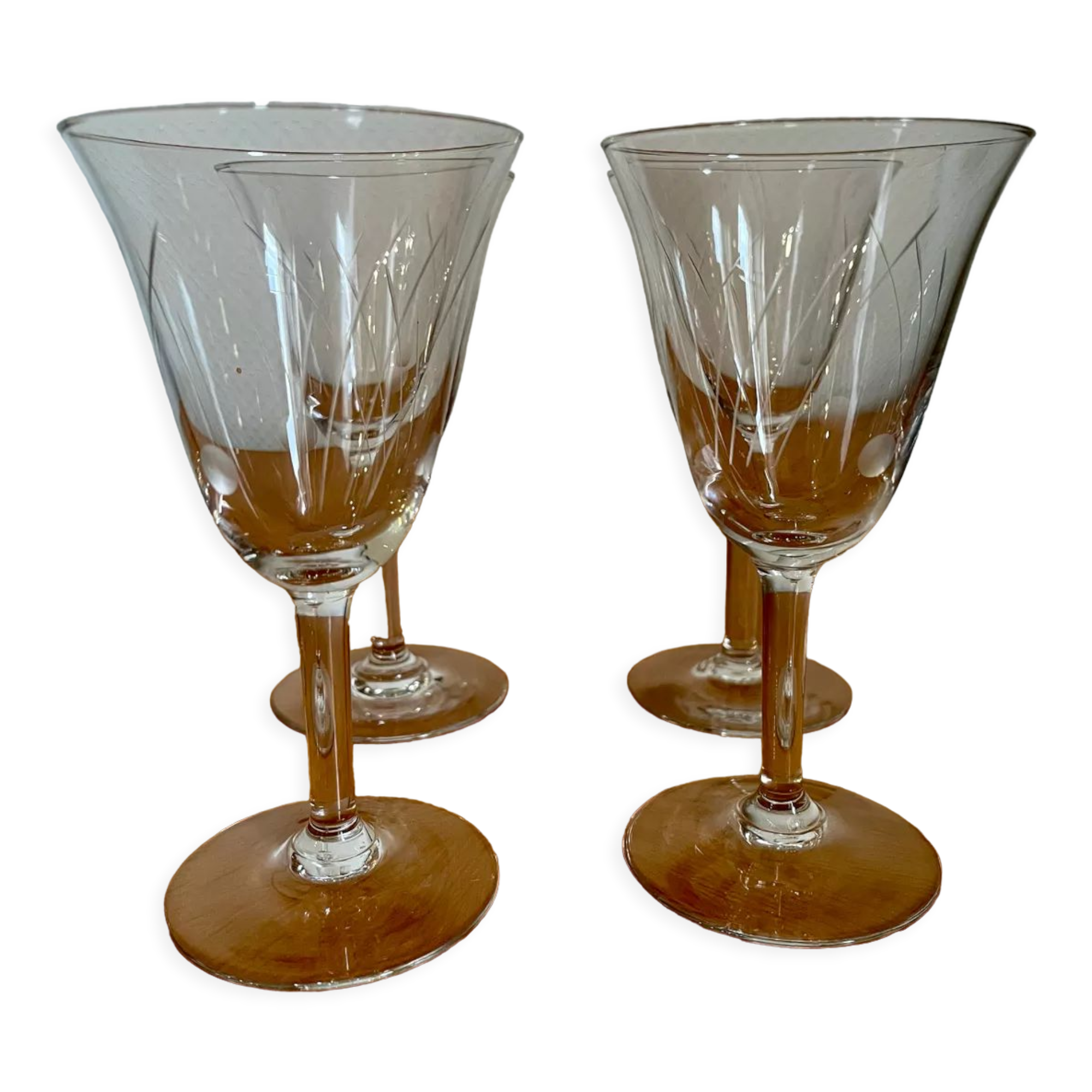 Verres à vin vintage 1960