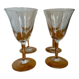 Verres à vin vintage 1960