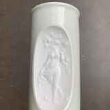 White porcelain vase from mid-century by Bjørn Wiinblad for Rosenthal.