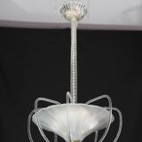 Art Decò Barovier e Toso "Fountain" Murano Glass Chandelier, 1950