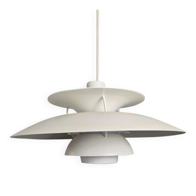 Modèle de pendentif blanc PH5 par Poul Henningsen pour Louis Poulsen, Danemark 1960