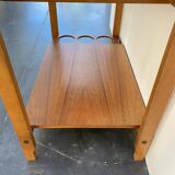 Scandinavian teak bar serving table