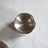 Cockerel + silver metal spoon