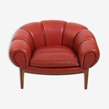 Croissant“ Easychair by Illum Wikkelsø 1950s