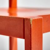 Oak stacking chair, 1970s