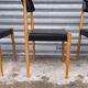 Set of four Scandinavian teak chairs 1960