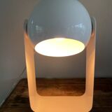 Vintage Table Lamp White Space Age Look Massive 90's design