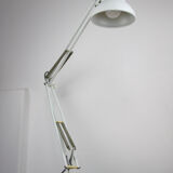 White Adjustable Achitect Table Lamp, 1970s