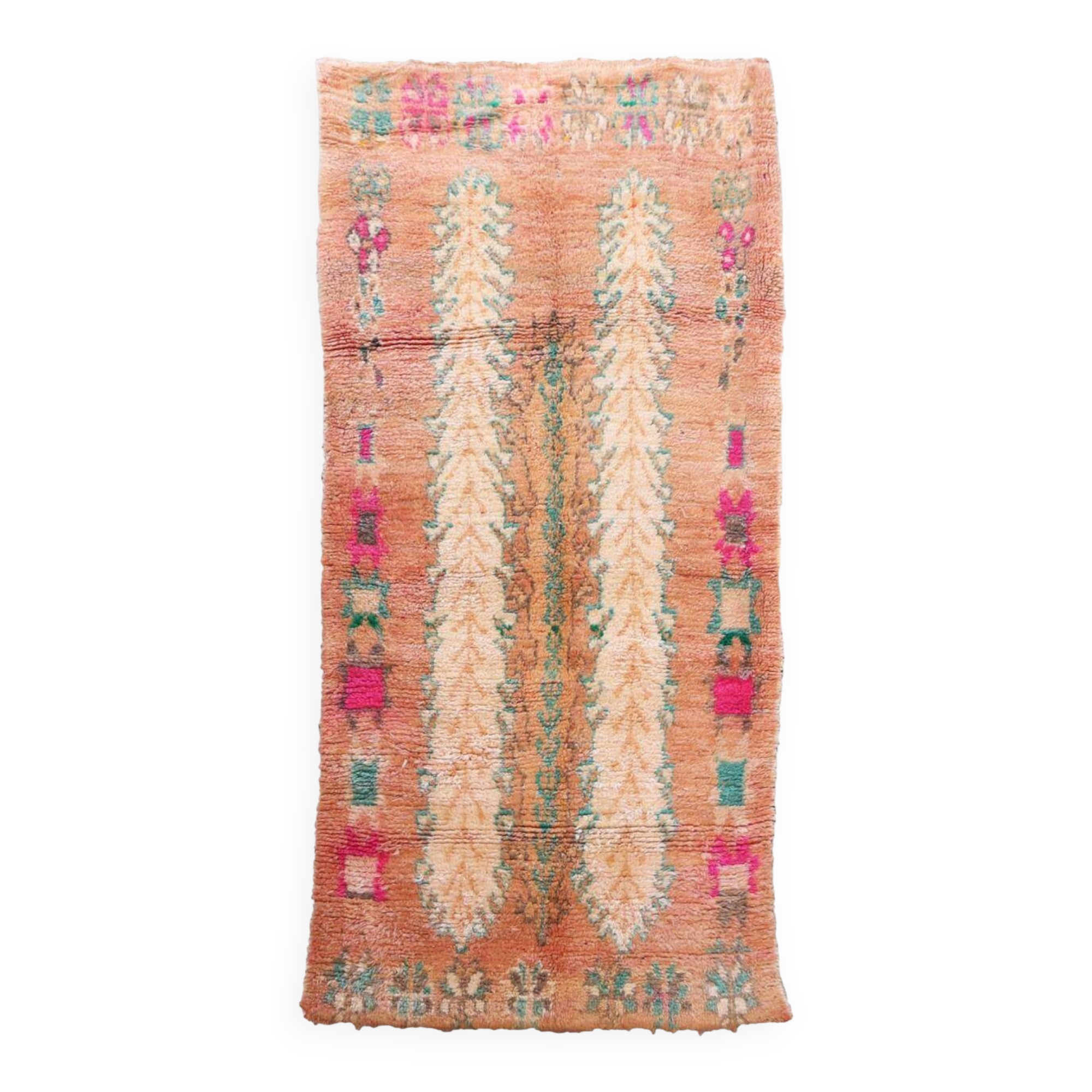 Vintage Berber Rug - 281 x 143 cm