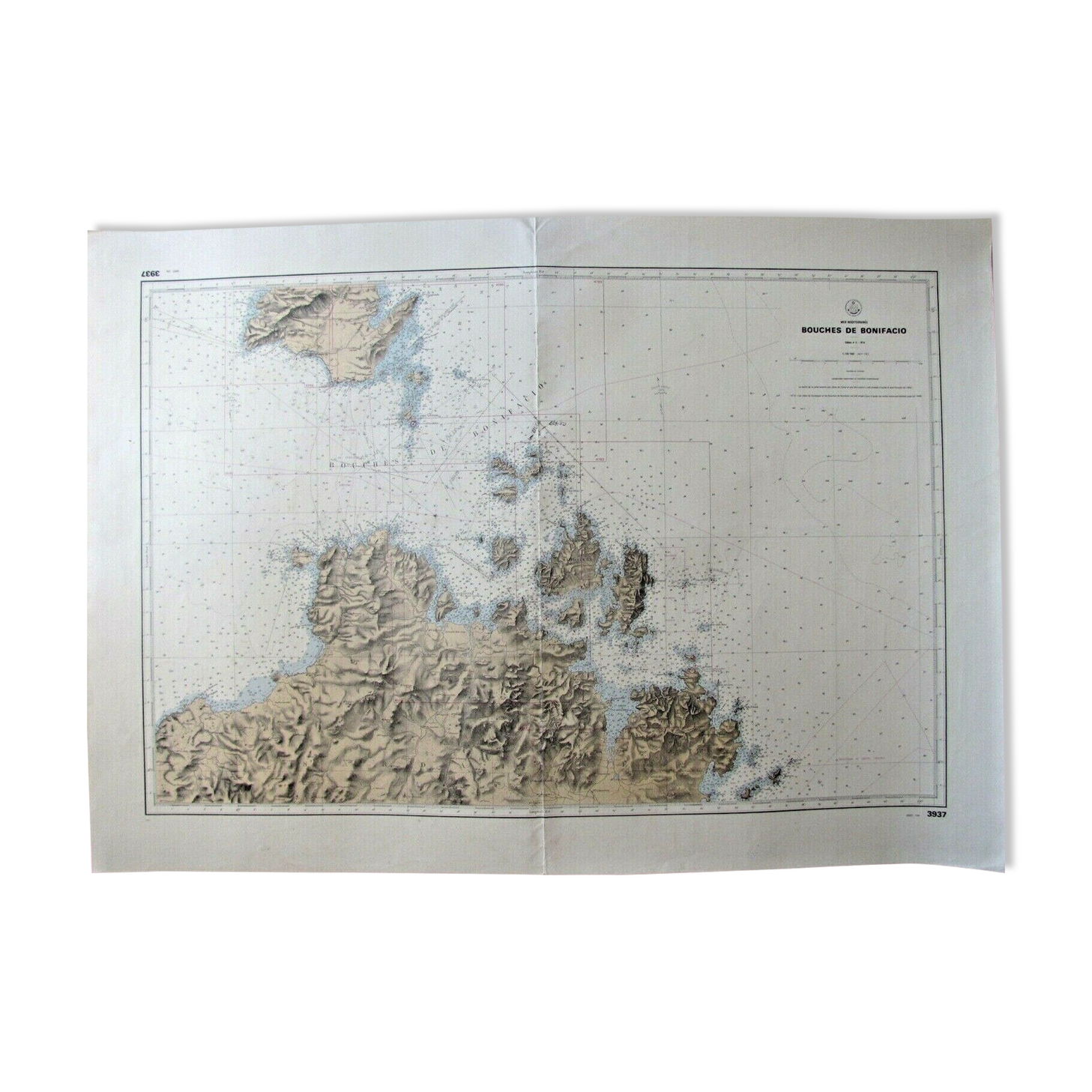 Map - Bouches de Bonifacio - Corsica