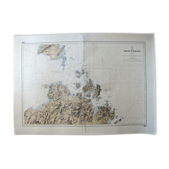 Carte - Bouches de Bonifacio - Corse