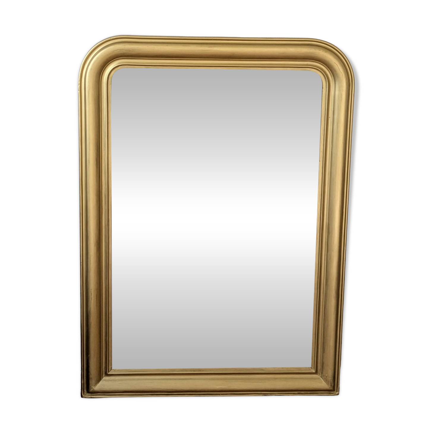 Antique Louis Philippe mirror from the 19th century, restored.