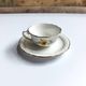 Set of 8 vintage cups with saucers Gien daisies.