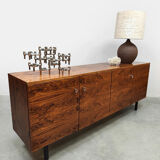 Vintage wooden sideboard credenza 1970
