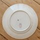 Polychrome ironstone plate from Saint-Amand and Hamage, Poppies model.