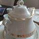 Coffee and dessert service 37 pieces porcelain Louroiux - Ph. Deshoulieres