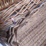 Wicker trunk L75xH53xD48 vintage