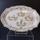 Superb vegetable dish/soup tureen in ceramic and its serving platter in very good condition.