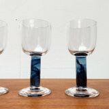 German wine glasses by Regina Kaufmann for Glashagen Hütte, set of 6.