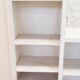 Vintage asymmetrical cabinet