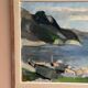 Huile sur toile suédoise – « Paysage » par Bertil Brolin