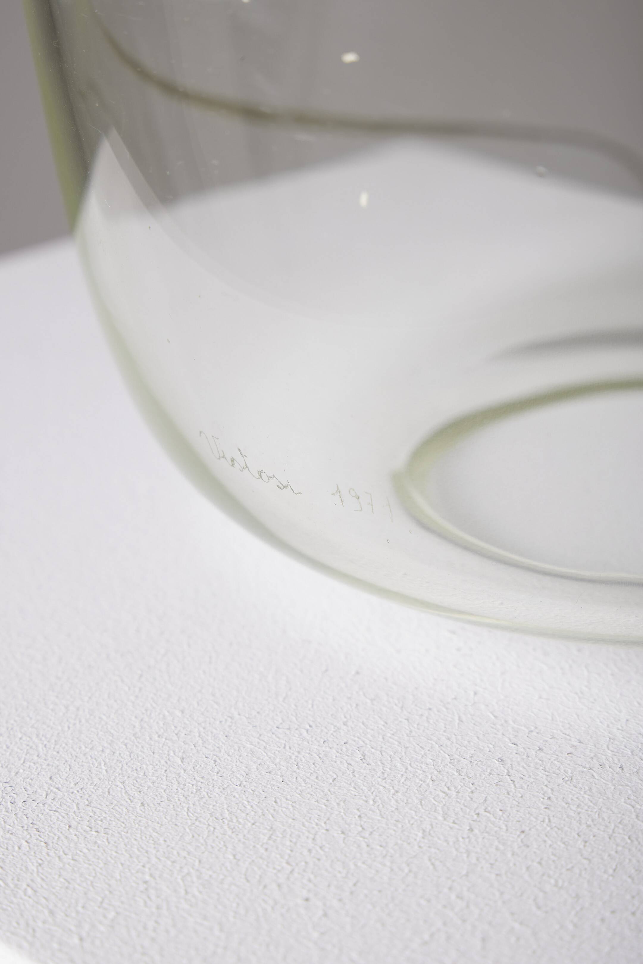 Pair of Nessa lamps in Murano glass, Gino Vistosi, 1970s