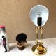 Vintage shell bedside lamp design 80 brass solid