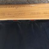 Chaise Cesca modèle B32 par Marcel Breuer, bois et velours rouge - 1970