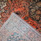Handmade antique Persian Sarouk Farahan rug 4.1' x 6.3' (125cm x 192cm) 1880s