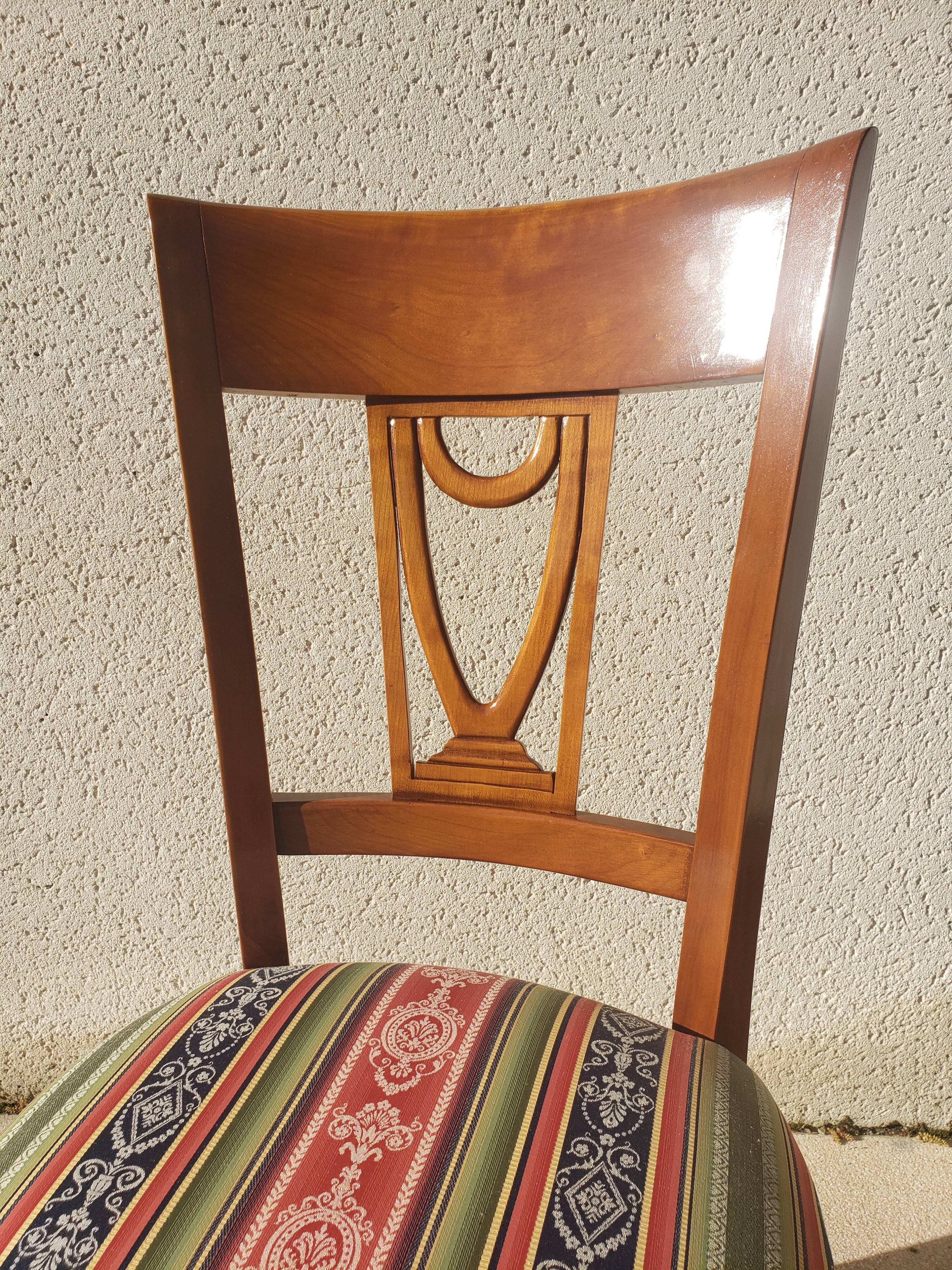 Vintage wooden office chair from the 1970s.