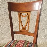 Vintage wooden office chair from the 1970s.