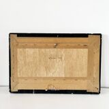 Large photograph on wooden panel Le Tréport 1980