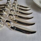 12 Silver-Plated Swan Knife Holders