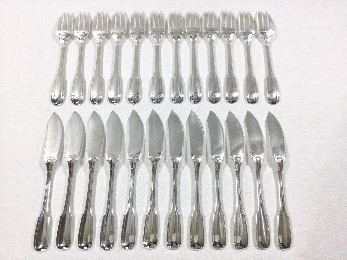 12 fish cutlery, boulenger