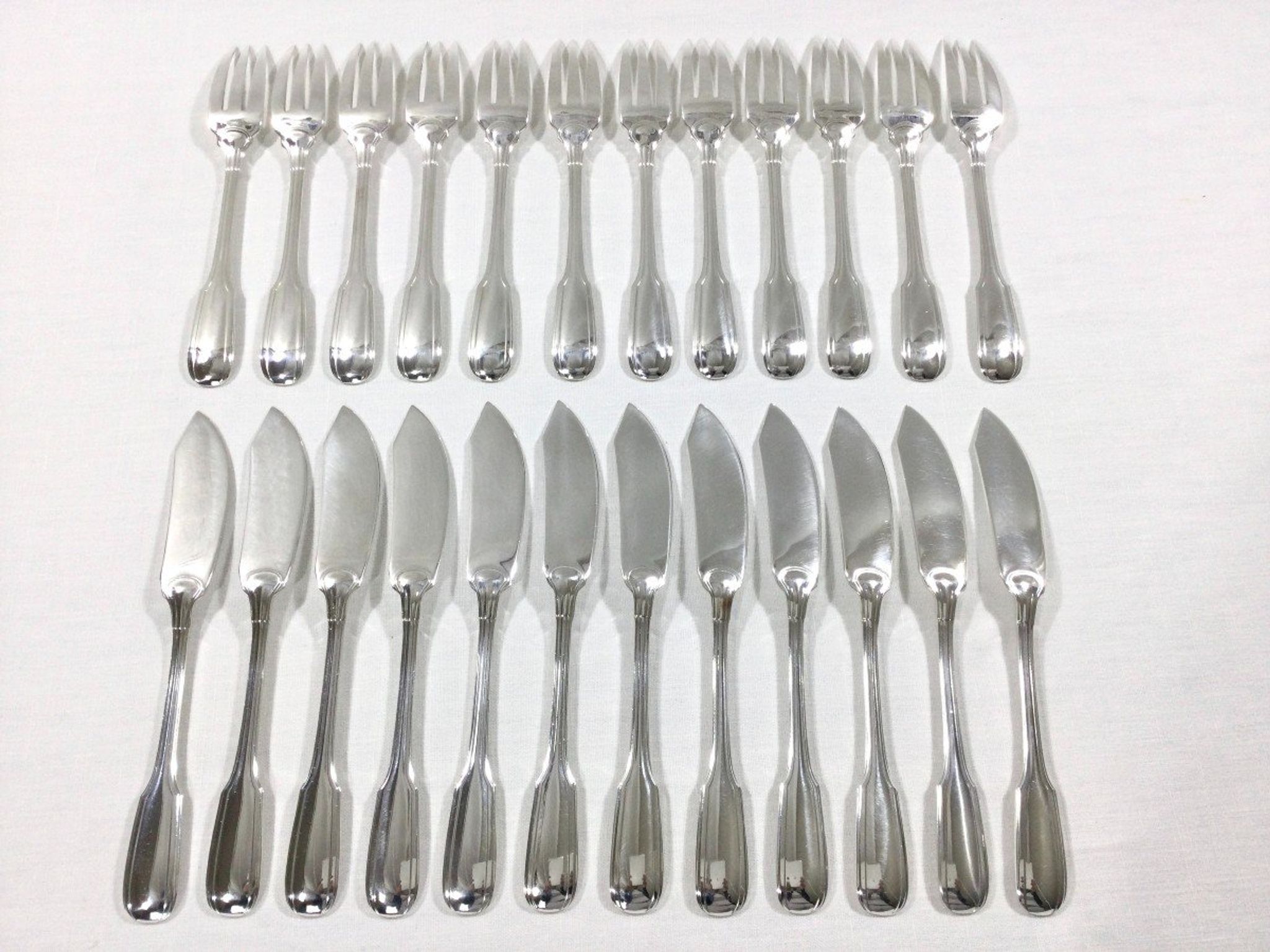12 fish cutlery, boulenger