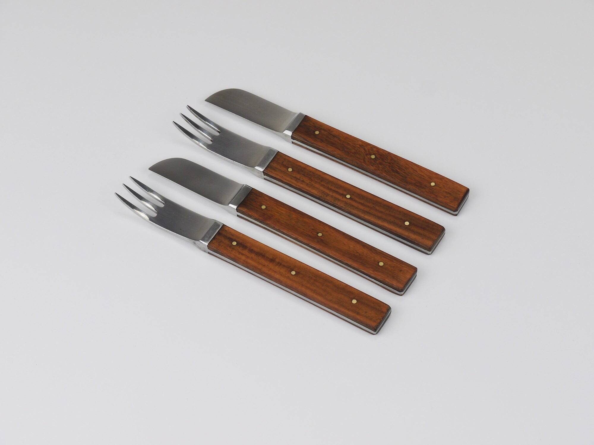 Oswald Haerdtl Amboss 12 pcs. breakfast cutlery set, Austria, 1958