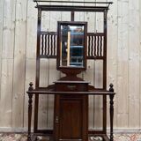 Vestiaire anglais en acajou massif