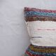 Handwoven cushion cover made from recycled cotton