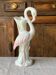 Vase flamant rose céramique Italie 1980