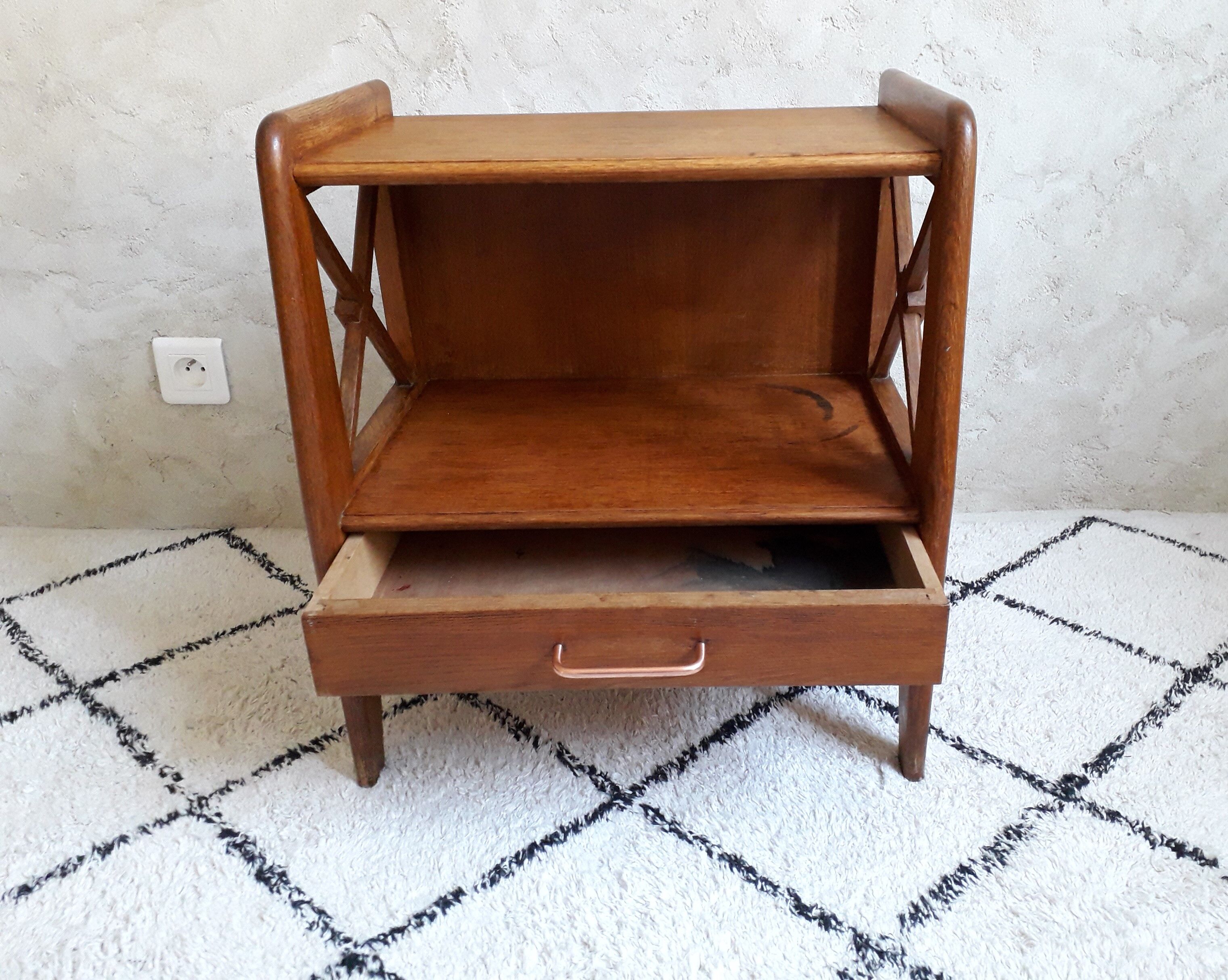 Bedside table Atelier de Saint-Sabin 50s