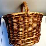 Olive basket old wicker