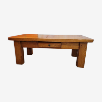 Solid elm coffee table
