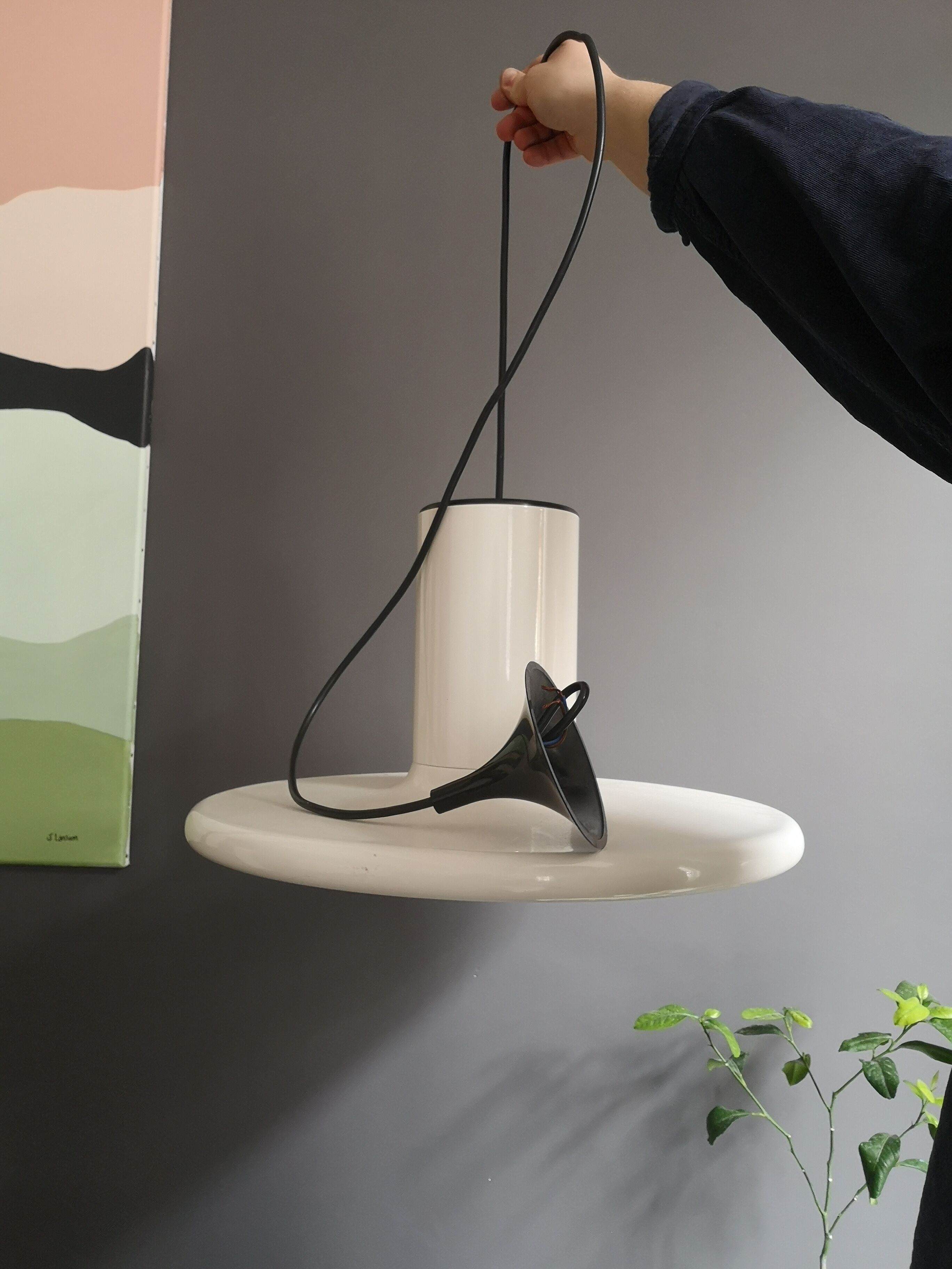 Hanging lamp space age Lita