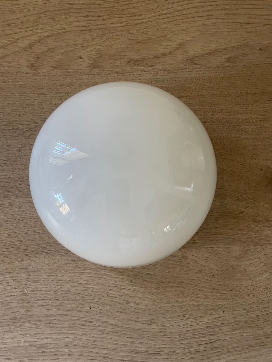Vintage opaline glass ceiling light