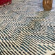 Cotton hand weaved hand block printed picnic rug