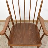 Pair of Éventail armchairs signed Baumann 89