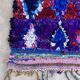 Moroccan carpet Boucherouite colored - 128 x 226 cm