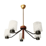 Scandinavian vintage chandelier 1960